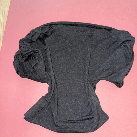 Black Off-Shoulder Top - Picture 2 of 6